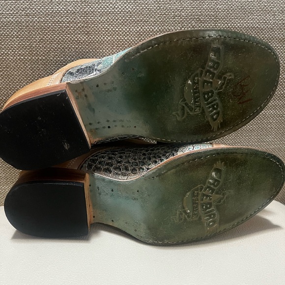 Freebird by Steven Mabel Slip-On Oxfords in Turquoise Multi Women’s Size 7 - Picture 9 of 10
